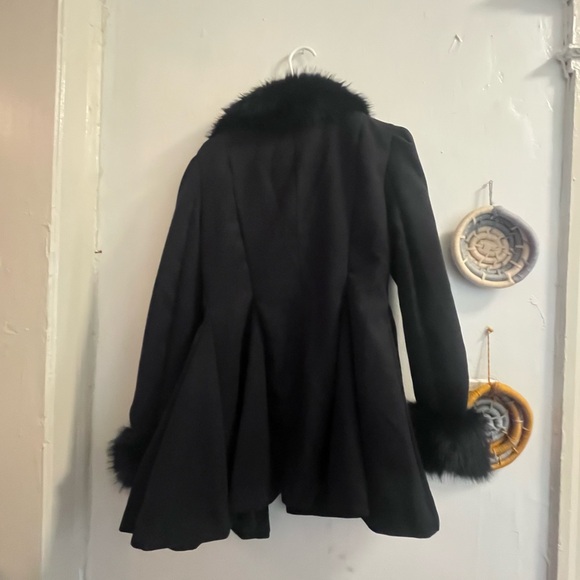 SHEIN Couture Coat with Faux Fur Trim - Picture 12 of 16